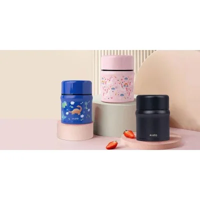 Buzio Kids Stainless Steel Food Container 350ML - Dinosaur